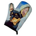 Carolines Treasures Min Pin Black and Tan Oven Mitt 7073OVMT